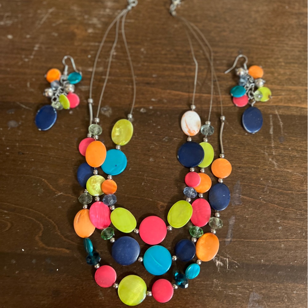 Necklace and Earrings
